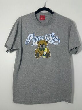 Nelk Boys Rona SZN Teddy Graphic Mens Sz Medium T-Shirt Used Fair Cond.
